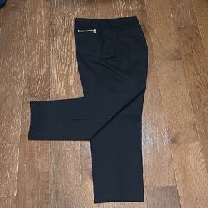 Anne Klein Classic Black Dress Trousers, Size 14, NWT
